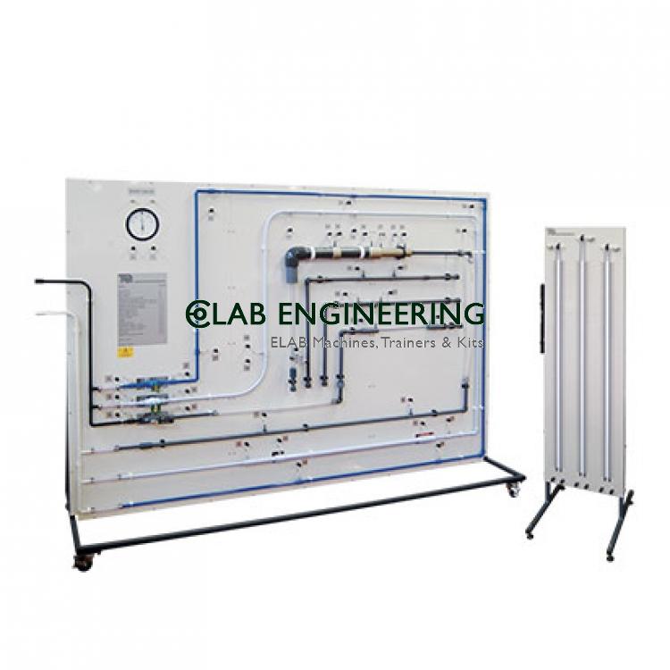 Fluid Friction in Pipes, with Hydraulics Bench