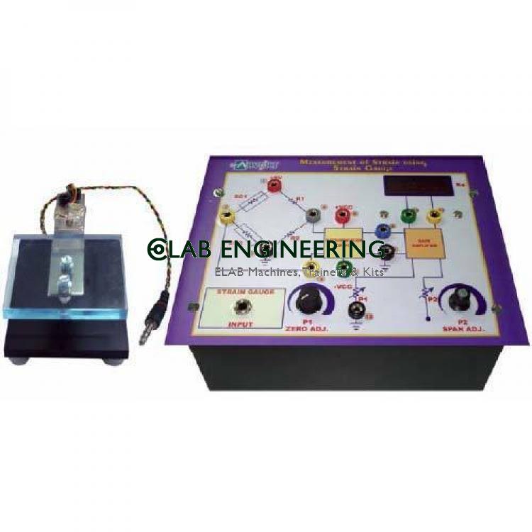 Measurement Of Strain Using Strain Gauge