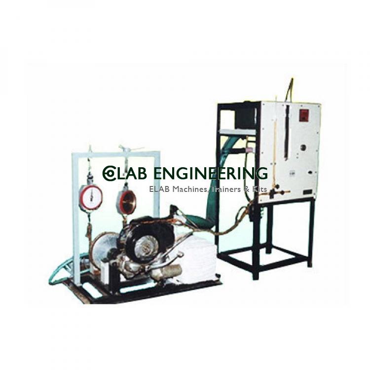 SINGLE CYLINDER FOUR STROKE PETROL ENGINE WITH ROPE BRAKE DYNAMOMETER